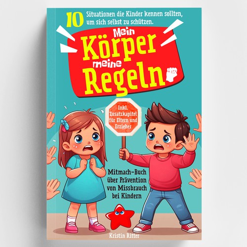 Design a beautiful book cover for a children's book about the prevention of child abuse Design by Abrar6271