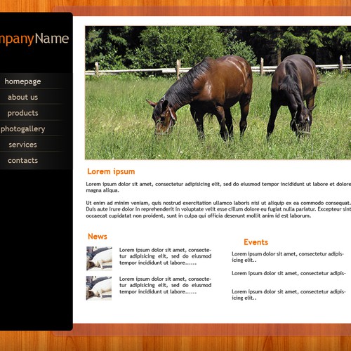 1-3 Page Website Template Design von snoods