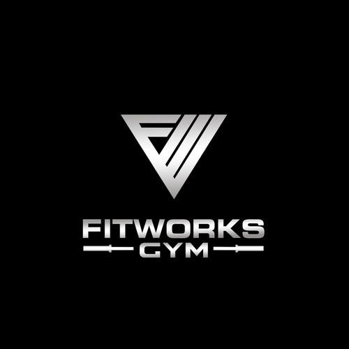 Fitworks Gym needs a modern, clean logo and font without clutter Logo