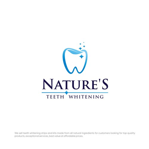 Nature's Teeth Whitening - Needs a Natural Company Logo Design by AGNDesign