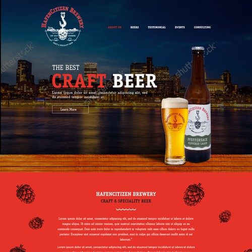 Web page design contest entry by Dezignnest