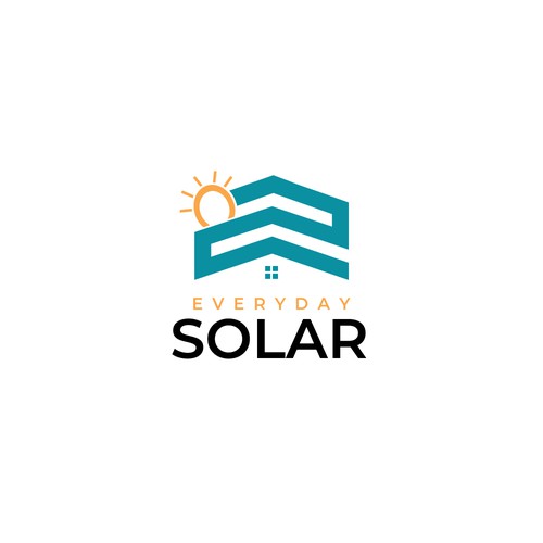 Everyday Solar Logo Design Diseño de designerbd360