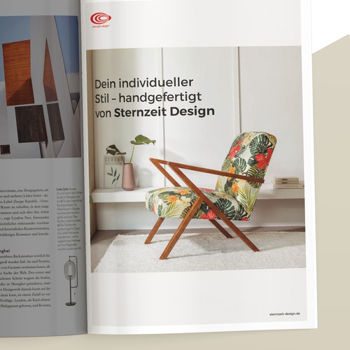 A4 Printanzeige - Sternzeit Design Möbel Design by Medstark