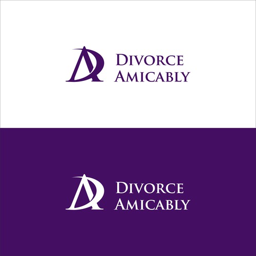 Logo for a new, healthy way for reasonable people to divorce Design by @GadjahDesign