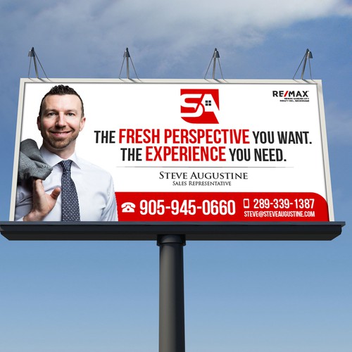Create a Billboard for a mid level luxury realtor | Signage contest