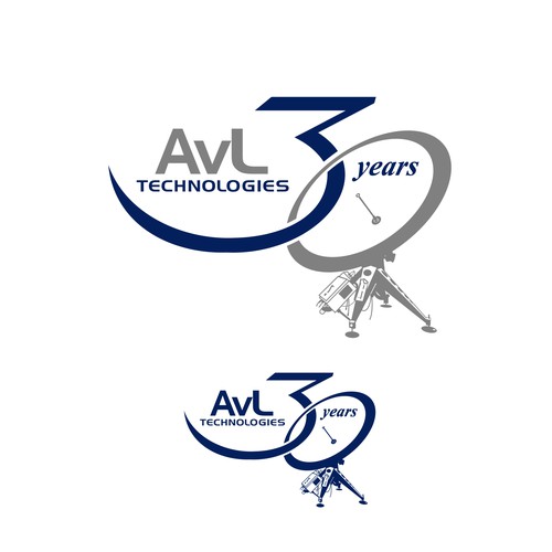 30 Years Logo for a Cool Tech Company Design by bluelines15