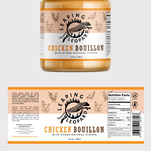Launch Leaping Leopard Bouillon - An Additional Item to Leaping Leopard Food Enhancers!! Design by Dimario Moretti
