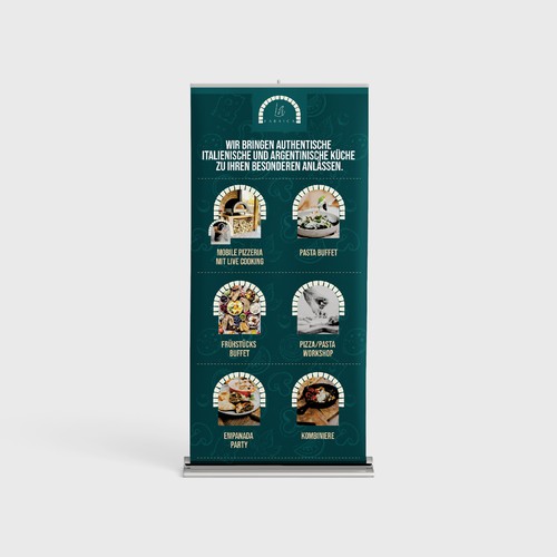 Roll-Up for special Catering Design von adya.