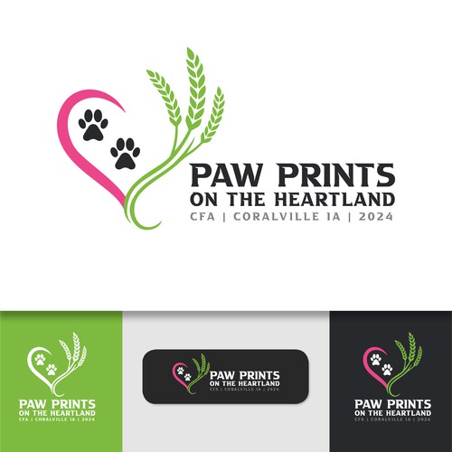 Paw Prints in the Heartland Design by reiffal®