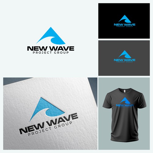 New wave project group logo Design by nongski