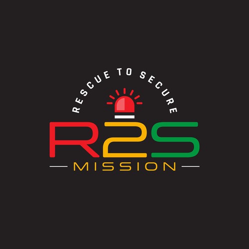 R2S Mission design logo (Rescue to Secure Mission) Design by HOD Experts ™