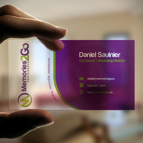 Create a business card for Luxurious Photo Booth Rentals! Design by N.Rc