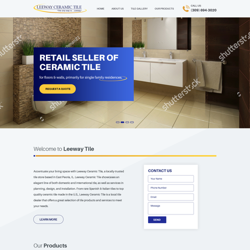 Design A Landing Page For A Family Oriented Retail Design Store