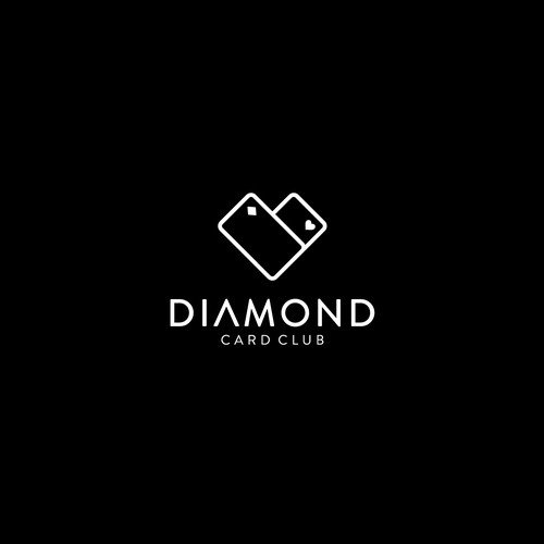 Diamond Card Club logo design Design réalisé par KLBRS