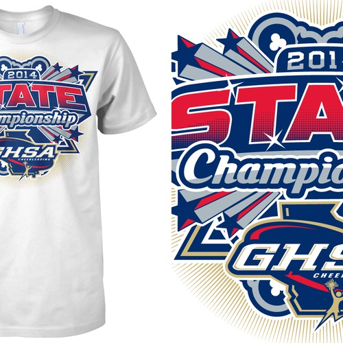 2014 GHSA Cheerleading State Championship | T-shirt contest