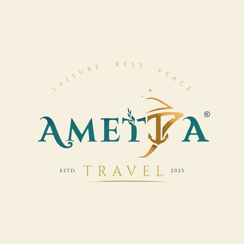 Travel agency logo specializing in cruising Diseño de is2dio Capital Ltd ®