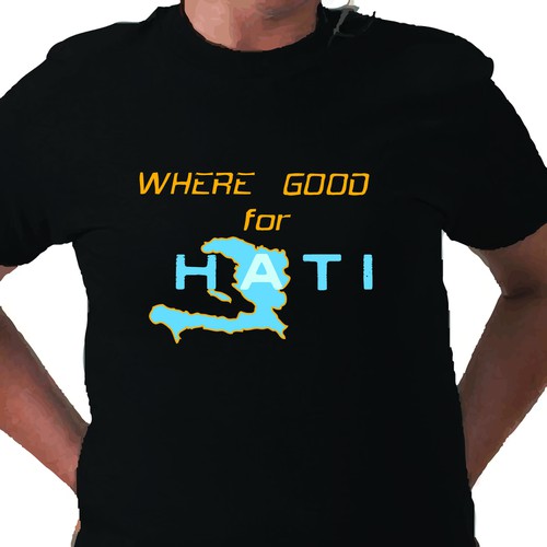 Wear Good for Haiti Tshirt Contest: 4x $300 & Yudu Screenprinter Design by James Hynes