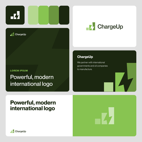 Powerful, modern international logo Design by immortal™