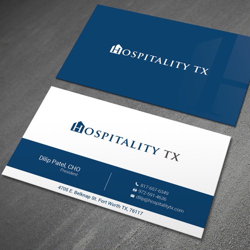 Design Business Card for a Hotel Development Company! Design by Florin Ralea