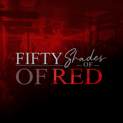 Logo for "50 Shades of Red" themed party Design by LogoLab77