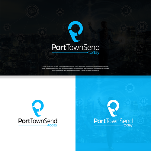 Design a logo for a live event feed for a town, slick & cool. Diseño de idgn16