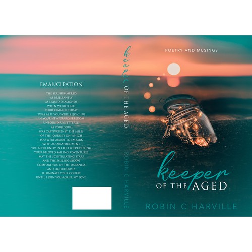 Pack a Prolific Punch Design for Keeper of the Aged: Poetry and Musings Book Cover Design por Aaniyah.ahmed