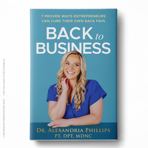 Amazing Book Cover For Successful Physical Therapist Design by Klassic Designs