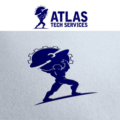 Guaranteed-  Create a logo and branding concept for Atlas Tech Services Design by M I L Y !