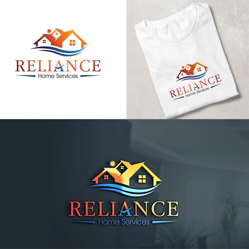 Logo for Reliable and Trustworthy Home Services Company Located on the Beach Design by NOSHA bizsol