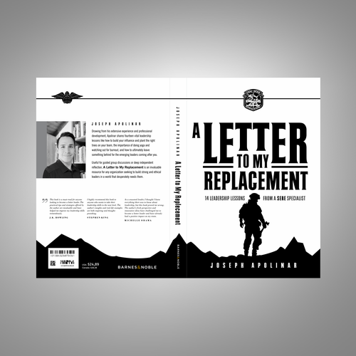 A Letter To My Replacement Book Cover Design by PathLiner™