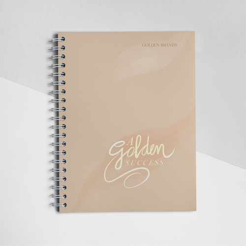 Inspirational Notebook Design for Networking Events for Business Owners Diseño de Sam.D