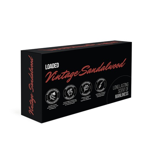 Men's Dryer Sheet Box Design Contest Design by Haroska Studio