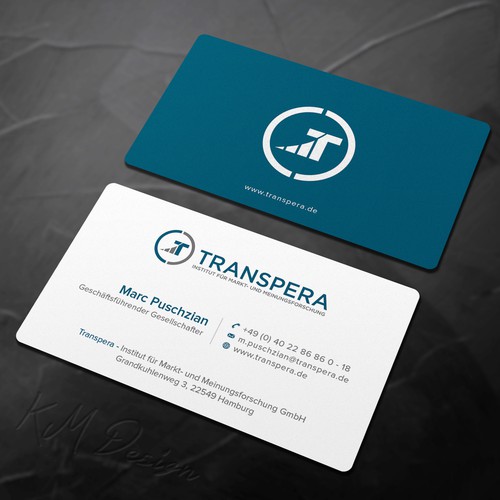 Proposta di design per un contest della categoria Biglietto da visita realizzata da KM D-e-s-i-g-n