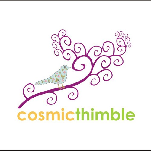 Cosmic Thimble Logo Design Diseño de crazyeye