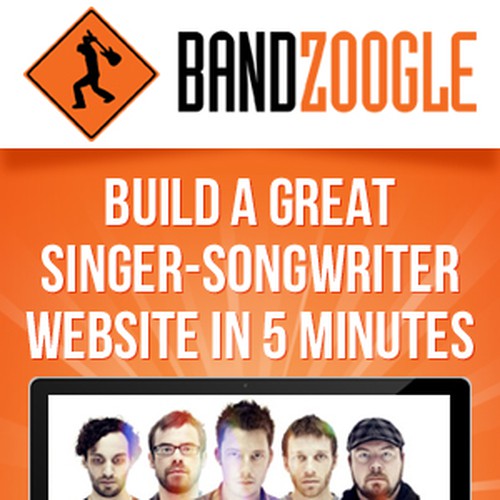 Bandzoogle needs a new banner ad Design by Designs Guru Studio