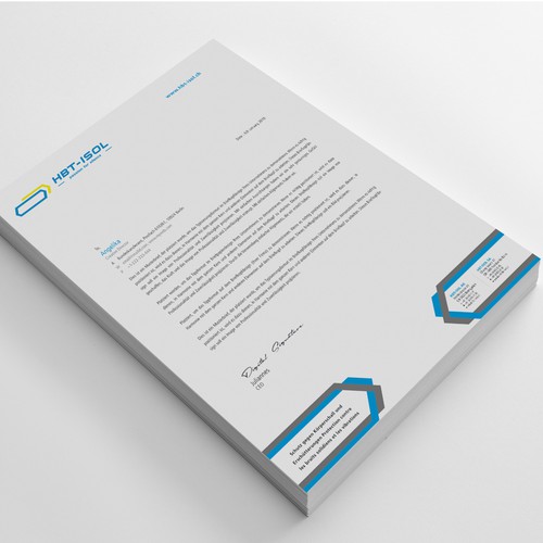 Implement the new logo on all our business papers-ontwerp door Syed Ajgar Ali