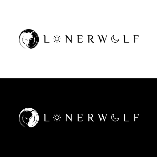 Wolf Sun/Moon Logo For Spiritual Website Design by via_oktav