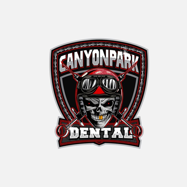 Design criado por martoyo com o nome "skull motorcycle dental"