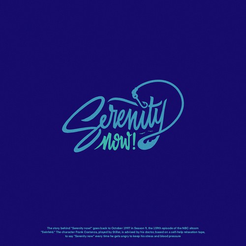 Boat Name Logo    ( Serenity Now! ) Design by Mister Doodle