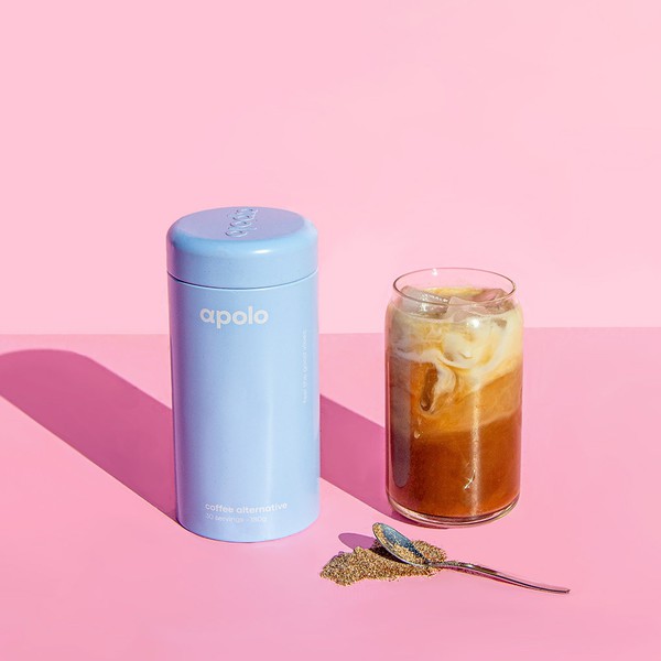 Design realizzato da Studio Obacht ✪ intitolato "Branding for apolo coffee alternative"