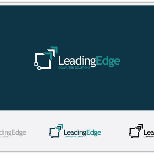 Design di logo for Leading Edge Computer Solutions di fluxburn