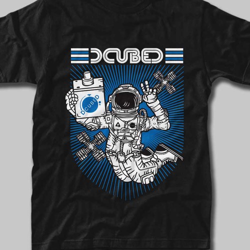 Awesome New Space Shirt Design by welikerock