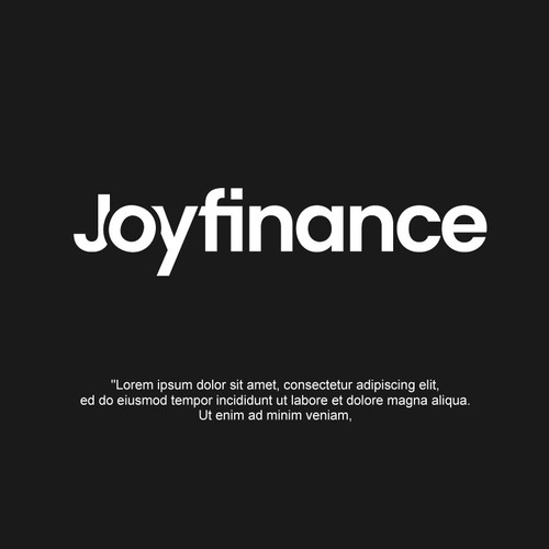 Logo & Styleguide for "Joyfinance" - An insurtech that makes finance fun and easy again Design by Art_Nesia™