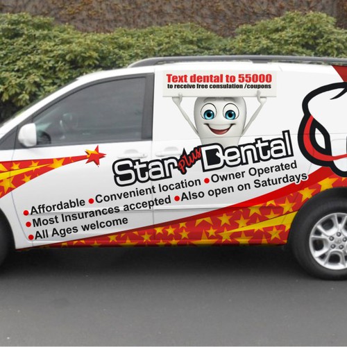  CAR wrap design for Dental office Design by TANSA ART