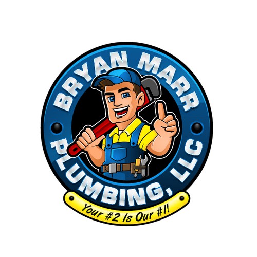 Help Bryan Marr Plumbing modernize their current logo-ontwerp door Deezign Depot