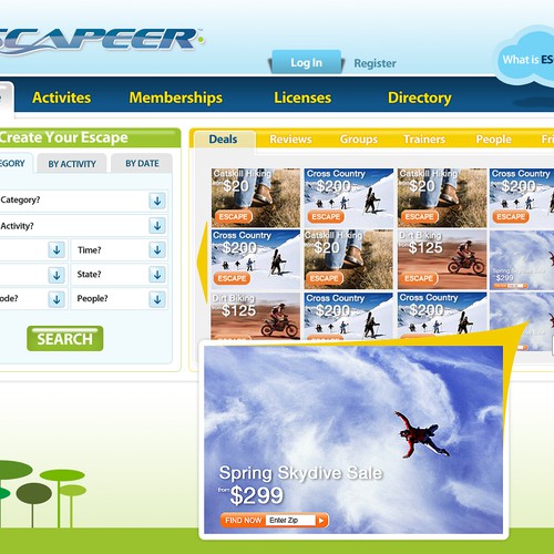Design di ESCAPEER.COM <--  ;)  --> {a FaceySpacey Web 2.0 Design Contest} di octavian