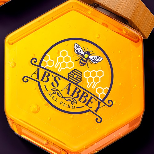 Diseño de Logo and visual identity for a family-owned honey brand de MonarkCreative