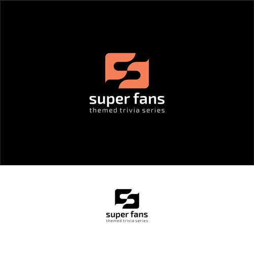 SUPER FANS Theme Trivia Series Logo Design by MEGANTARA