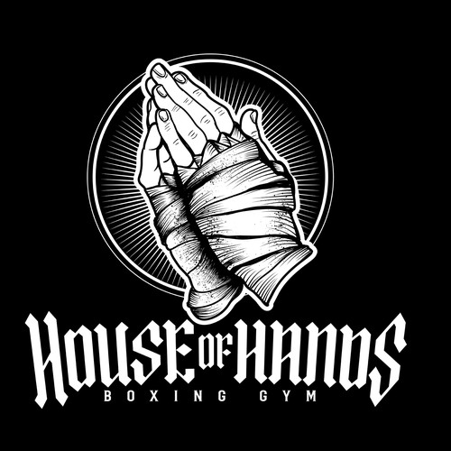 House Of Hands boxing gym logo design Design by Gerardo Castellanos