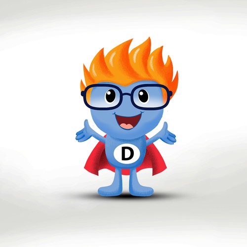 Caped Crusader Needed: Design a Mascot for Donalo, the Hero of the AI Universe! Design von lofosparalogos